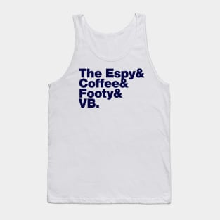 Melbourne (VB navy print) Tank Top